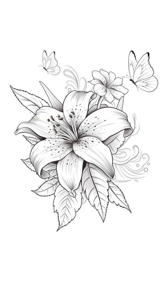 flower-line-art-9